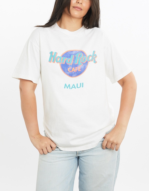Vintage by The Real Deal - Pre Loved - Vintage 90s Hard Rock Cafe Maui Tee