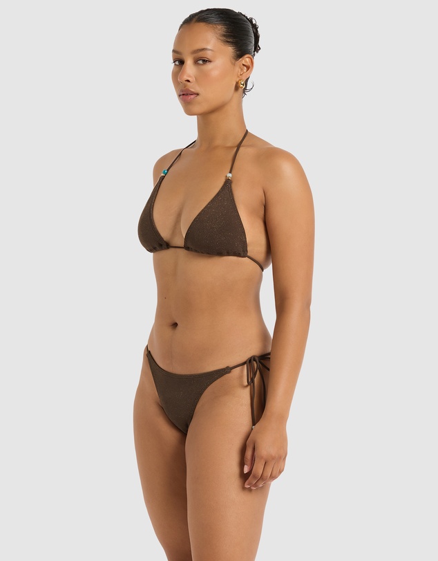 Bond-Eye Swimwear - Beaded Tie Side Vista Brief