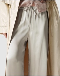& Other Stories - Drawstring Satin Trousers
