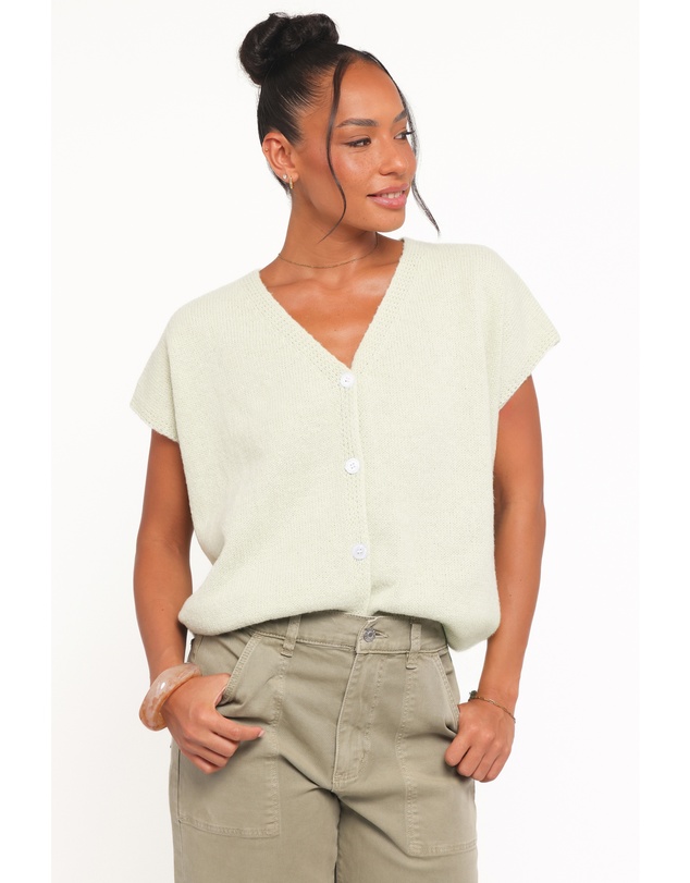 Petal & Pup - Mariana Knit Vest - Sage