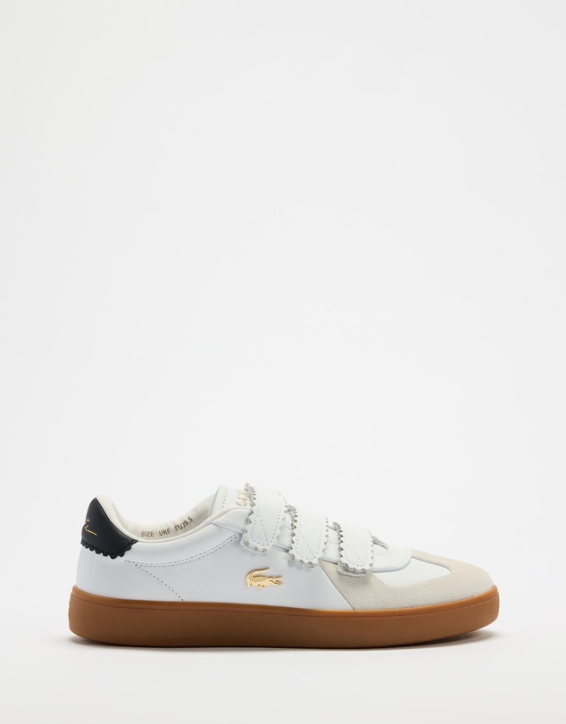 Lacoste - Baseshot Pro Strap Leather Sneakers - Women's