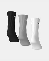 adidas Originals - 3 Pairs Pack Trefoil Crew Sock Cushion