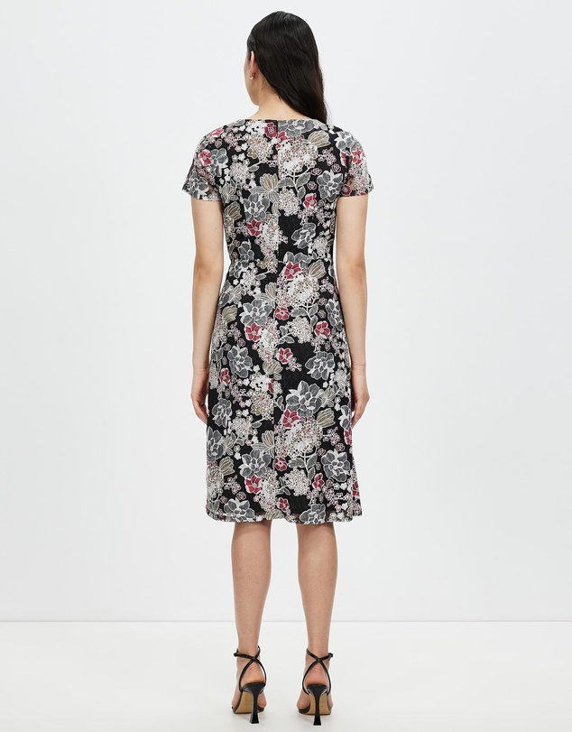Pink Ruby - Summer Garden A-Line Dress
