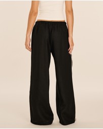 AERE - Cleo Linen Relaxed Pants