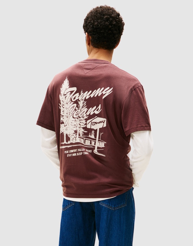 Tommy Jeans - Back Graphic Relaxed Crew Neck T-Shirt