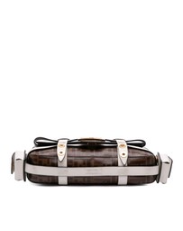 Pre-Loved by Azura Reborn - Pre-Loved Zucca Glazed Fabric Cage Baguette Satchel