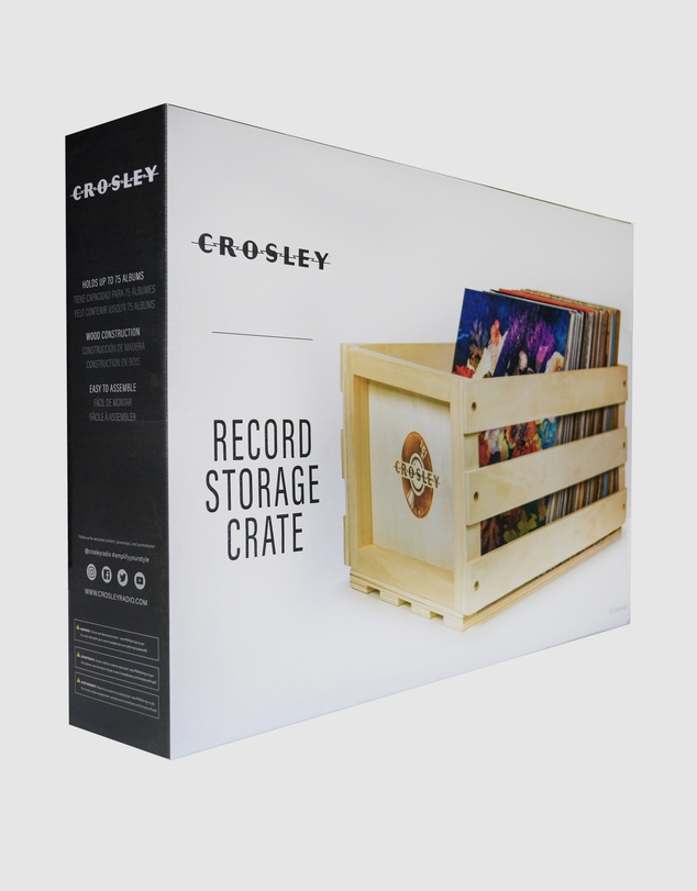 Crosley - Crosley Record Storage Crate
