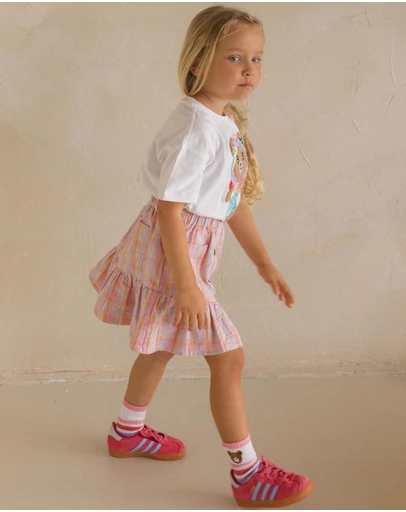 Huxbaby - Seaside Rainbow Stripe Skirt - ICONIC EXCLUSIVE - Babies-Kids