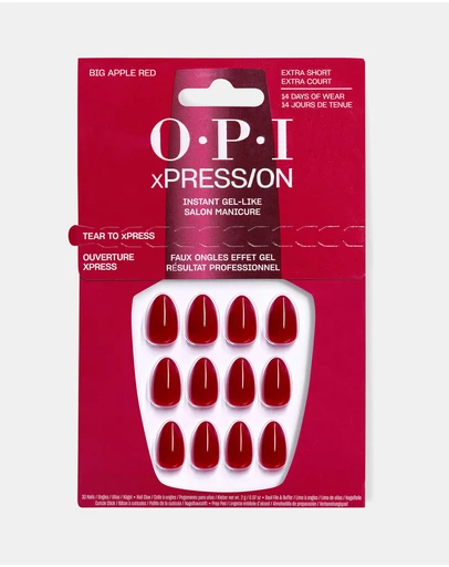 O.P.I - Xpress/On Big Apple Red