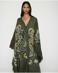 MOS The Label - Sylva Jacquard Poncho