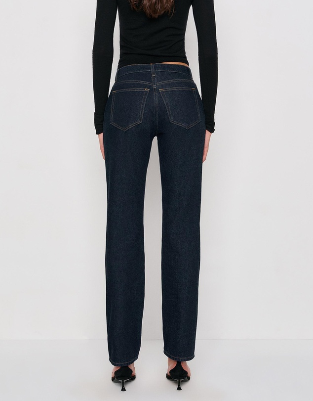 Reformation - Greer Mid Rise Straight Jeans