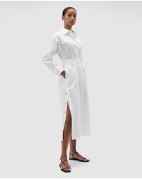 Oroton - Button Detail Shirt Dress