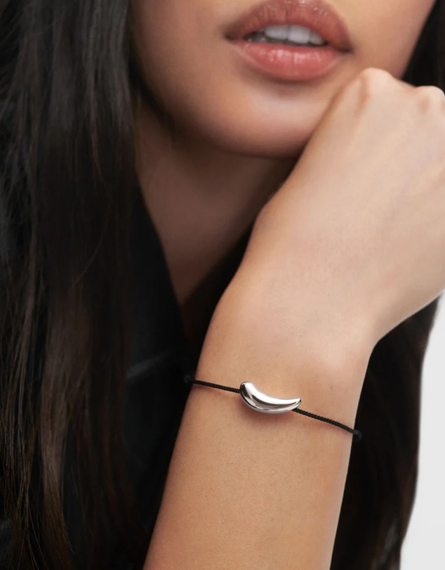 PDPAOLA - Orbit Cord Bracelet Silver