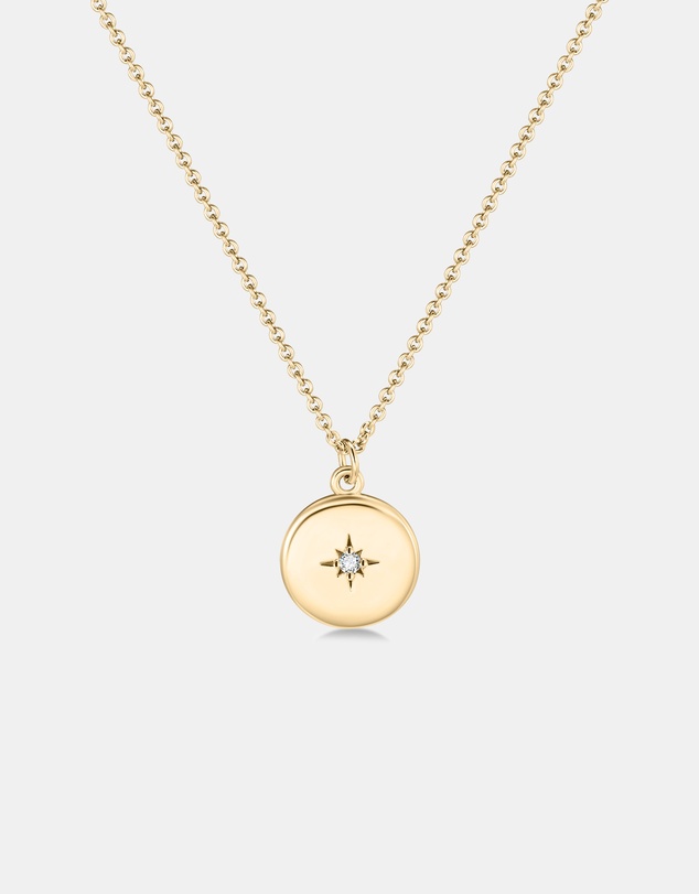 Mestige - True North Necklace - 18K Gold Plated