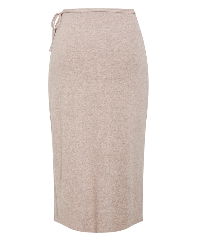 City Chic - Callie Knit Wrap Midi Skirt