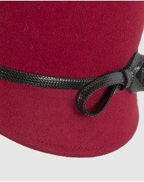 Max Alexander - Felt Red Fashion Bucket Hat