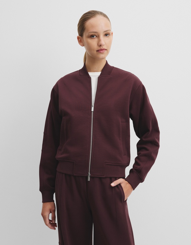 Country Road - Australian Good Earth Cotton Zip Bomber Sweat