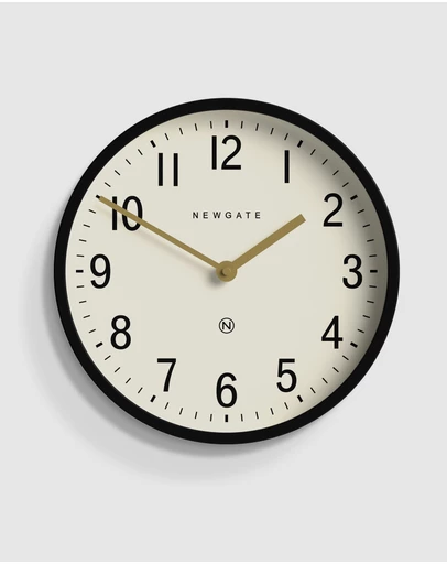 Newgate - Newgate Master Edwards Wall Clock Black