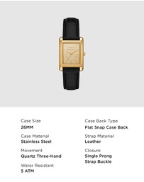 Michael Kors - Essex Black Analogue Watch