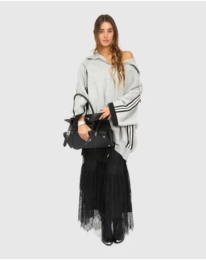 Belle & Bloom - Living by the Ocean Oversized Striped Hoodie