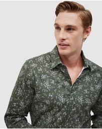 Politix - Bouquet Print Long Sleeve Shirt