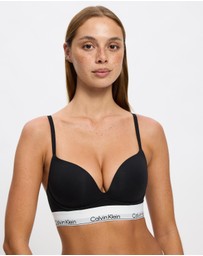 Calvin Klein - Icon Cotton Modal Push-Up Plunge Bra