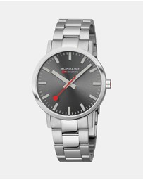 Mondaine - Mondaine Classic Silver Stainless Steel 40mm Watch
