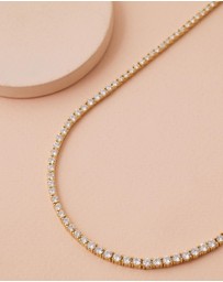 Bianc - Small Tennis Necklace