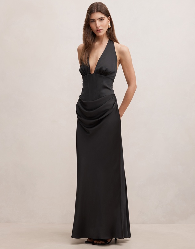 Forever New - Airlie Halter Neck Corset Maxi Dress