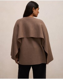 Forever New Curve - Tabitha Curve Knitted Cape