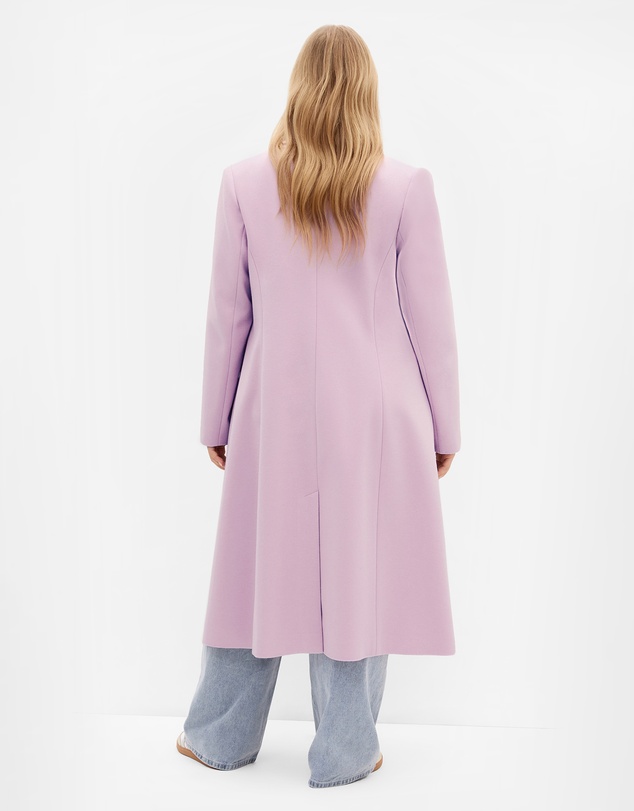 City Chic - Keira Longline Melton Coat