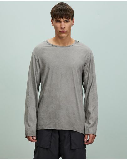 Slub Dark Grey Pigment Hand Dye