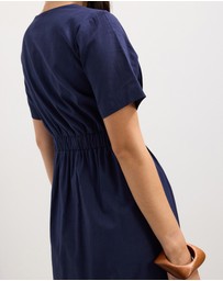 The Fated - Stella Tucked Midi Dress