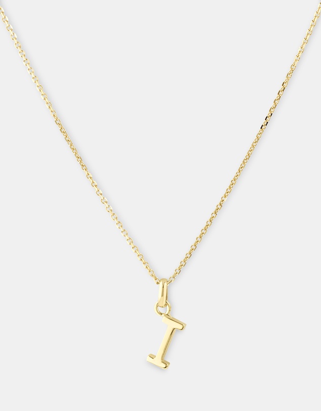 Michael Hill - I Initial Pendant in 10kt Yellow Gold