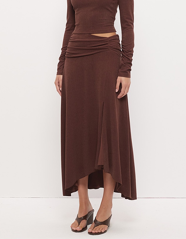 MON RENN - Farah Draped Skirt
