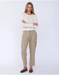 Amelius - Jordan Linen Tapered Pant