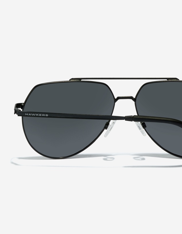 Hawkers Co - HAWKERS - Polarized Full Black SHADOW Sunglasses for Men and Women UV400
