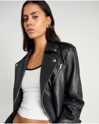 Jag - Leather Biker Jacket