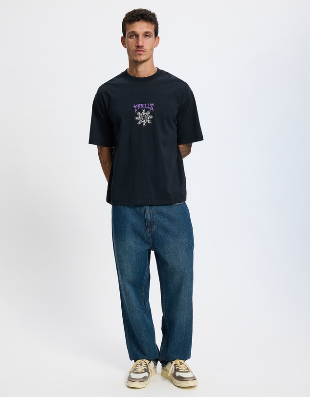 Thrills - Stagger Box Fit Oversize Cropped Tee