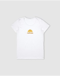 Banabae - Rad Nan Scoop Neck Tee - White
