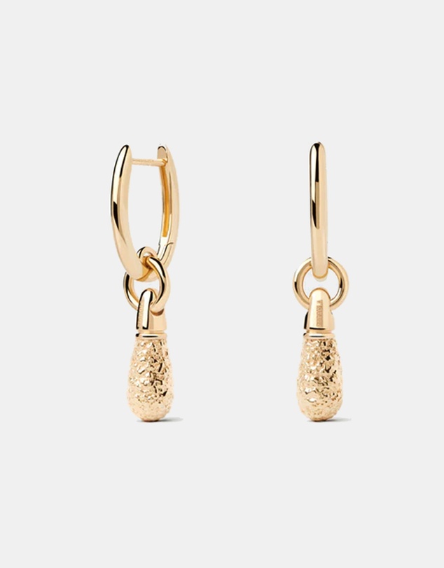 PDPAOLA - Popcorn Jupiter Single Hoops Earrings