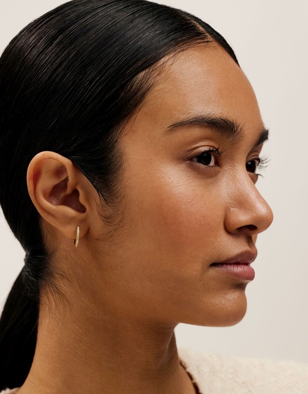 Ted Baker - Heplie Crystal Hoop Earrings (14mm)