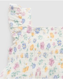 Purebaby - Shirred Jumpsuit -Kids-Babies