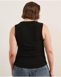 Atmos&Here Curvy - Evie Mesh Tank Top