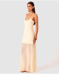 SNDYS - Alessandra Mesh Maxi Dress