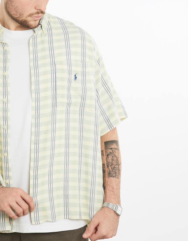 Vintage by The Real Deal - Pre Loved - Vintage 90s Polo Ralph Lauren Short Sleeve Button Up Shirt