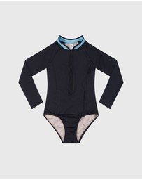 Aqua Blu Kids - Stepping Stones Long Sleeve One Piece - Teens