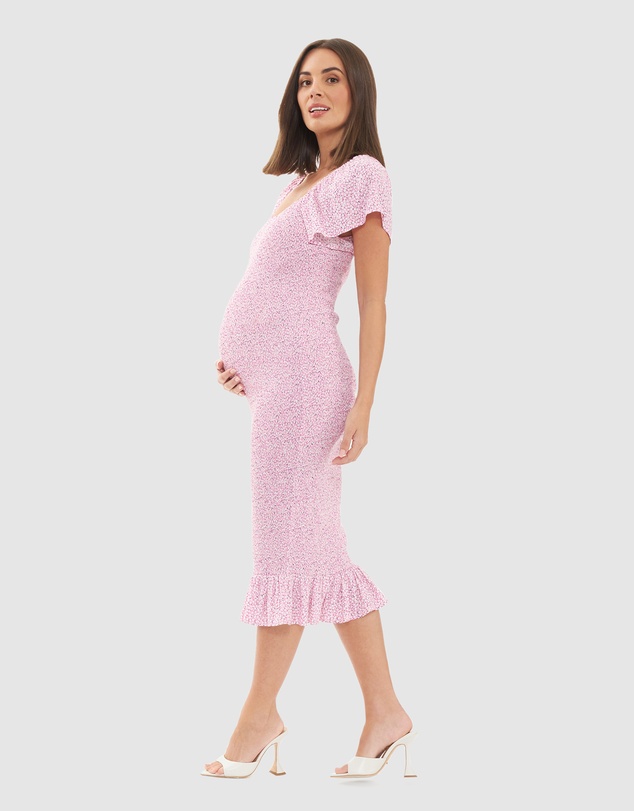 Ripe Maternity - Selma Shirred Dress