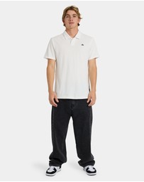 Quiksilver - Mens Mw Pique Polo Short Sleeve Shirt