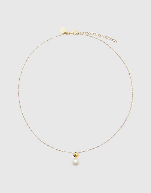 Najo - Mirage Yellow Gold Pearl Necklace